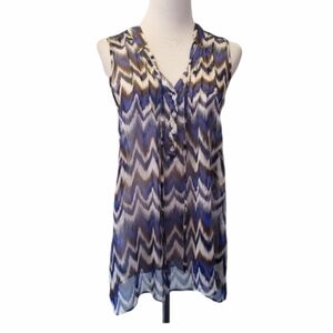 Bellatrix Bohemian detailed sleeveless summer top women size Small (11)